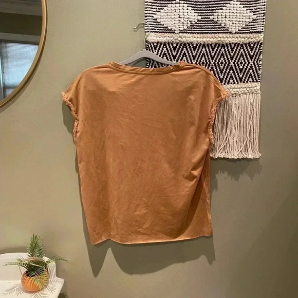 LUMIERE TAN FAUX SUEDE TANK TOP - Picture 2 of 6